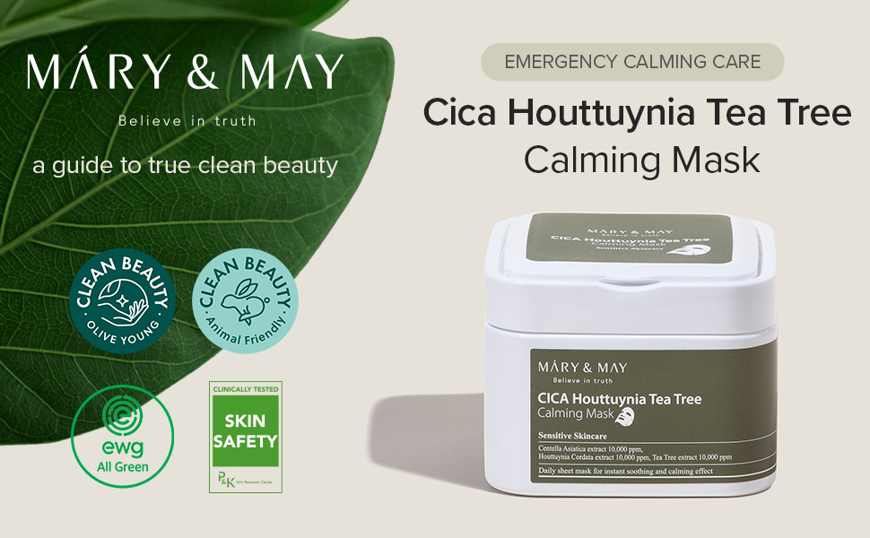 CICA Houttuynia Tea Tree Calming Mask